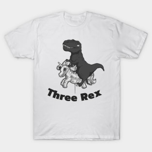 ThreeRex 3rd Birthday shirt T-Shirt